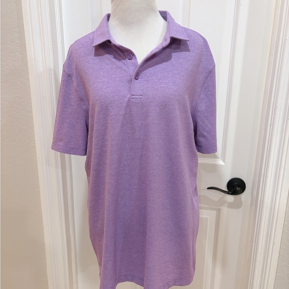 Lululemon Purple Lavender Polo Shirt Large